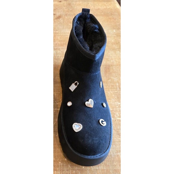 GBG Los Angeles black new without box boots with charms women's size 8 - Picture 7 of 7